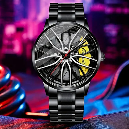 Stereoscopic Car Wheel Watch