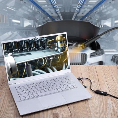 SMARTUNO™ 3-in-1 Endoscope Camera, Inspection Camera, Waterproof IP67, 6 LED, USB, Type-C & Android/PC